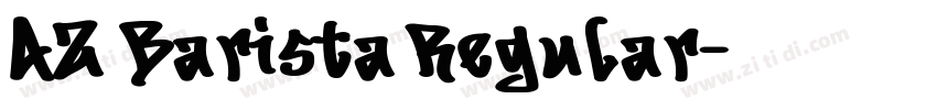 AZ Barista Regular字体转换